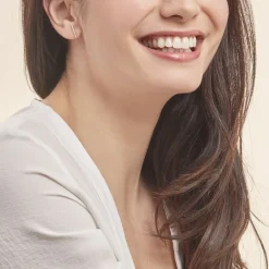 Boucles D'oreilles Pendantes Priscilla Or Jaune Oxyde De Zirconium