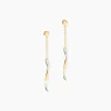 Boucles D'Oreilles Pendantes Marcelino Or Bicolore