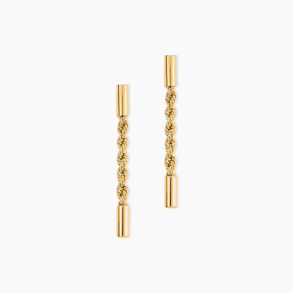 Boucles D'Oreilles Pendantes Gwandoya Or Jaune