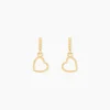 Boucles D'oreilles Pendantes Anne-maudae Pendantes Coeurs Or Jaune
