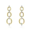 Boucles D'oreilles Pendantes Abban Or Jaune Diamant
