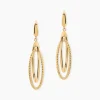 Boucles D'Oreilles Pendantes Francisek Or Jaune