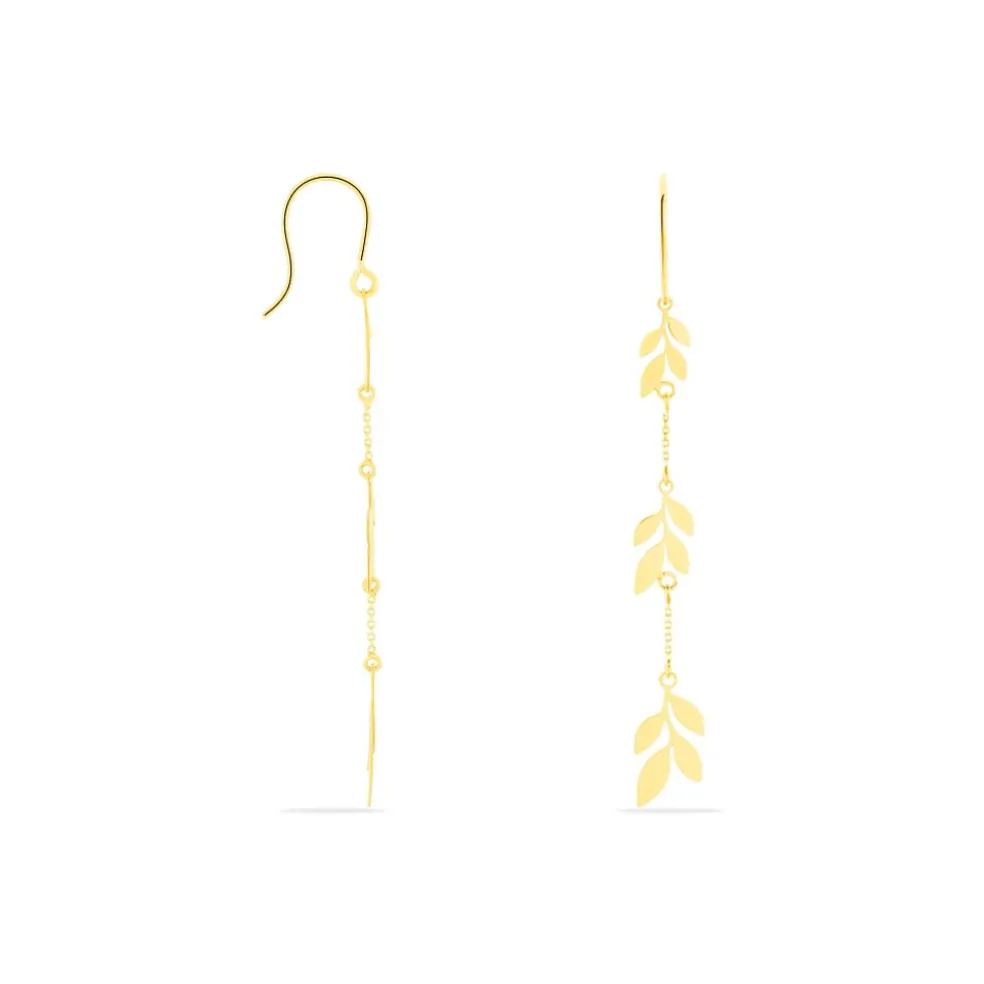 Boucles D'oreilles Pendantes Edinna Or Jaune