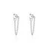 Boucles D'oreilles Pendantes Argent Leent