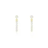 Boucles D'oreilles Pendantes Barakat Or Jaune Oxyde De Zirconium