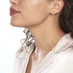 Boucles D'oreilles Pendantes Margane Or Jaune Diamant