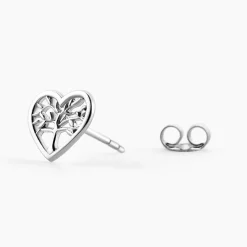 Boucles D'oreilles Pendantes Elwenn Argent Blanc