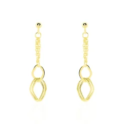 Boucles D'oreilles Pendantes Blinda Or Jaune