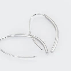 Boucles D'oreilles Pendantes Bira Argent Blanc