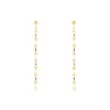 Boucles D'oreilles Pendantes Or Jaune Asteria