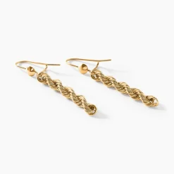 Boucles D'oreilles Pendantes Debbi Or Jaune