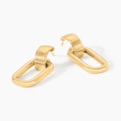 Boucles D'Oreilles Pendantes Jindrich Or Jaune