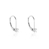 Boucles D'oreilles Pendantes Victoria Or Blanc Diamant