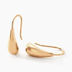 Boucles D'oreilles Pendantes Quiterie Plaqué Or Doré