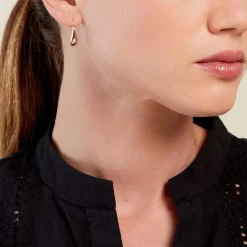 Boucles D'oreilles Pendantes Quiterie Plaqué Or Doré