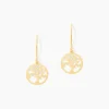 Boucles D'Oreilles Pendantes Gorden Or Jaune