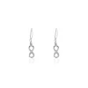 Boucles D'oreilles Pendantes Argent Solkem Glitter