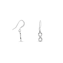 Boucles D'oreilles Pendantes Argent Solkem Glitter