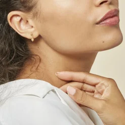 Boucles D'oreilles Pendantes Anne-maudae Pendantes Coeurs Or Jaune