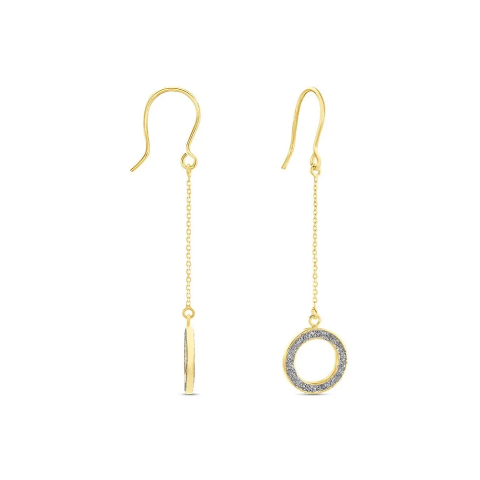 Boucles D'oreilles Pendantes Audria Or Jaune