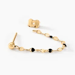 Boucles D'oreilles Pendantes Asteria Or Jaune