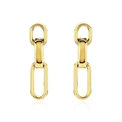 Boucles D'oreilles Pendantes Jari Or Jaune