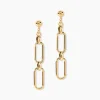 Boucles D'oreilles Pendantes Escape Or Jaune