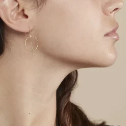 Boucles D'oreilles Pendantes Tila Or Jaune