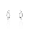 Boucles D'oreilles Pendantes Ange-line Argent Blanc Oxyde De Zirconium