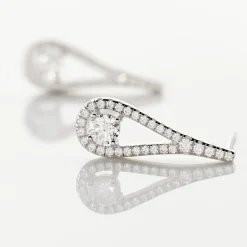 Boucles D'oreilles Pendantes Antonietta Argent  Oxyde De Zirconium