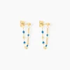 Boucles D'oreilles Pendantes Or Jaune Asteria