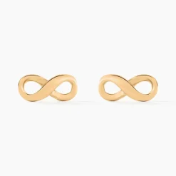 Boucles D'oreilles Puces Ajna Plaqué Or Jaune