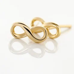 Boucles D'oreilles Puces Ajna Plaqué Or Jaune