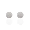 Boucles D'oreilles Puces Ayana Argent Blanc