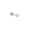 Boucles D'oreilles Puces Anani Argent Blanc Oxyde De Zirconium
