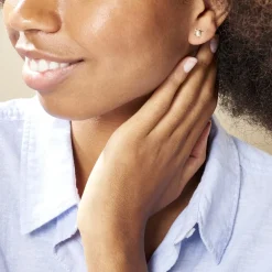 Boucles D'oreilles Puces Almahae Tortue Or Jaune