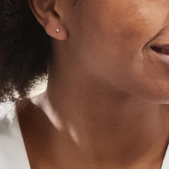 Boucles D'oreilles Puces Aphrodite Or Jaune Diamant