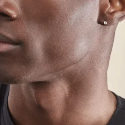 Boucles D'oreilles Puces Aphrodite Or Blanc Diamant