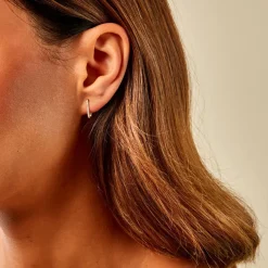 Boucles D'Oreilles Puces Bettino Or Jaune Diamant