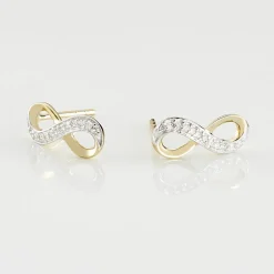 Boucles D'oreilles Puces Chacha Or Jaune Diamant