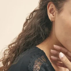 Boucles D'oreilles Puces Callum Or Jaune Diamant