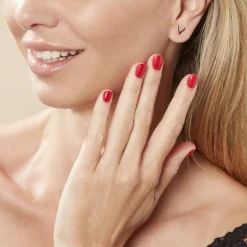 Boucles D'oreilles Puces Celene Or Rose