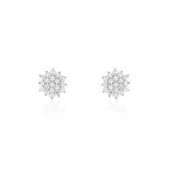 Boucles D'oreilles Puces Caliopee Or Jaune Diamant