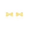 Boucles D'oreilles Puces Evonne Noeud Or Jaune