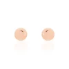 Boucles D'oreilles Puces Fidelia Boule Or Rose