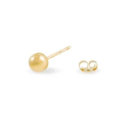 Boucles D'oreilles Puces Fidelia Boule Or Jaune