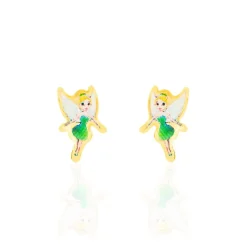 Boucles D'oreilles Puces Feerie Or Jaune