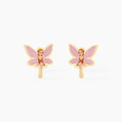 Boucles D'oreilles Puces Feerie Or Jaune