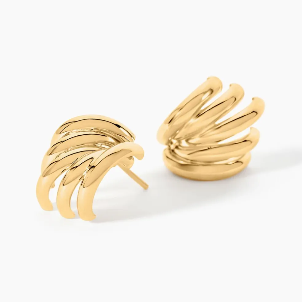 Boucles D'Oreilles Puces Fahim Or Jaune