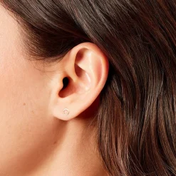 Boucles D'oreilles Puces Freyde Or Jaune